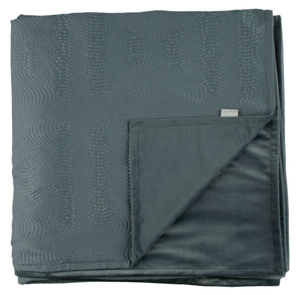 Luxurious bedthrow by ROMO of England in color nordic